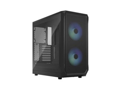 Fractal Design Focus 2 RGB TG Clear Tint (svart)