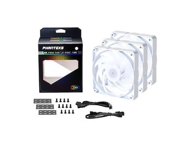 Phanteks SK PWM Fläkt 120mm D-RGB 3pack (vit)