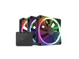 NZXT F120 RGB 120mm PWM Fläkt Triple Pack (svart)