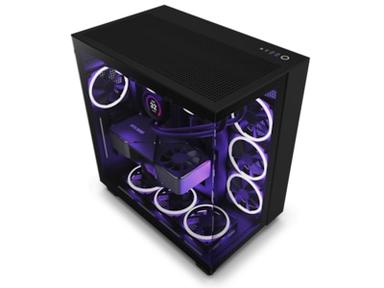 NZXT H9 Flow Dual Chamber Mid Tower (svart)