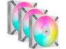 Corsair Co-9050158-ww Kylsystem För Dator Datorväska Fan 12 Cm Vit 3 Styck Fläkt Vit