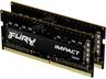 Kingston Technology Fury Impact Ram-minnen 32 Gb 2 X 16 Gb Ddr4 32gb 3200mt/s Ddr4 260-pin So-dimm