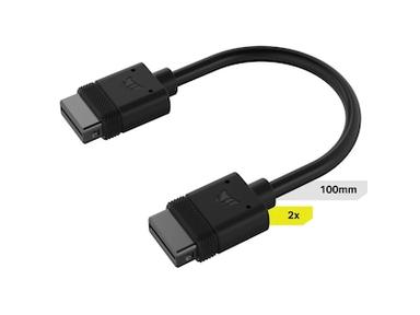 Corsair iCUE LINK Kable 2x 100mm (svart)