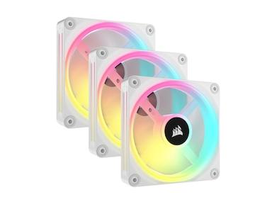 Corsair iCUE LINK QX120 RGB 120mm Fläkt 3 pack (vit)