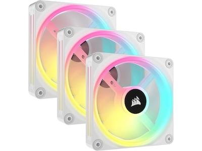 Corsair iCUE LINK QX120 RGB 120mm Fläkt 3 pack (vit)