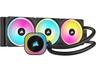 Corsair Icue Link H150i Rgb Svart Aio Vattenkylare Svart