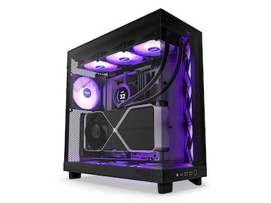 NZXT H6 Flow Case Dual Chamber RGB Mid Tower (svart)