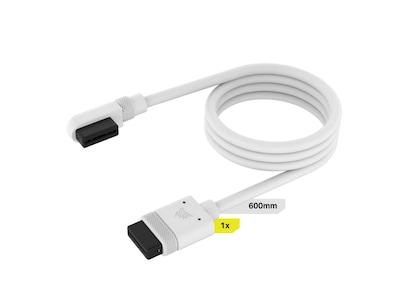 Corsair iCUE LINK Kabel 90° 600 mm (vit)