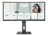 34" AOC Pro-line - 3440x1440 - 100Hz - VA - 65W USB-C - KVM Switch