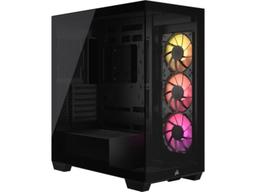 Corsair 3500X ARGB Tempered Glass Mid Tower (svart)