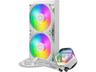 Cooler Master MasterLiquid 240 Atmos - Kylsystem med vätska till processorn - Elementstorlek: 240 mm - (för: LGA1156, LGA1155, LGA1150, LGA1151, AM4, LGA1200, LGA1700, AM5) - 120 mm - vit