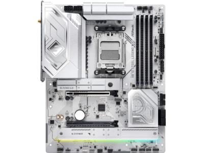 ASRock X870 Steel Legend WiFi - Moderkort - ATX - Socket AM5 - AMD X870 Chipuppsättning - USB4, USB 3.2 Gen 1, USB 3.2 Gen 2, USB-C 3.2 Gen 2x2 - 2.5 Gigabit LAN, Wi-Fi 7, Bluetooth - inbyggda grafiken (CPU krävs) - HD-ljud (8 kanaler)