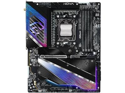 ASRock Phantom Gaming X870E NOVA WiFi - Moderkort - ATX - Socket AM5 - AMD X870E Chipuppsättning - USB4, USB 3.2 Gen 1, USB 3.2 Gen 2, USB-C 3.2 Gen 2x2 - 5 Gigabit Ethernet, Wi-Fi, Bluetooth - inbyggda grafiken (CPU krävs) - HD-ljud (8 kanaler)