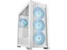 ASUS TUF Gaming GT302 - Mid tower - utökad ATX - genomskinlig sidopanel (härdat glas) - ingen strömförsörjning - vit - USB/ljud