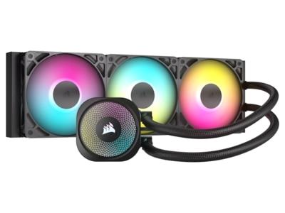 CORSAIR Nautilus 360 RS ARGB - Kylsystem med vätska till processorn - Elementstorlek: 360 mm - (för: LGA1851, LGA1700, AM5, AM4) - koppar - 120 mm