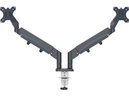 Leitz Ergo Monitorarm Dubbel, platsbesparande, 17"-32" skärmar