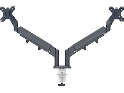 Leitz Ergo Monitorarm Dubbel, platsbesparande, 17"-32" skärmar