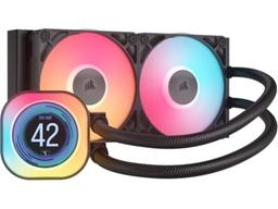 Corsair iCUE LINK TITAN 240 RX LCD AIO Kylare (svart)