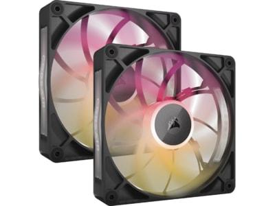 Corsair iCUE LINK RX140 RGB MAX Fläkt 2pk (svart)