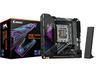 AORUS Z890I ULTRA - Moderkort - micro ATX - LGA1851-uttag - Z890 Chipuppsättning - USB4, USB-C 3.2 Gen2, USB 3.2 Gen 2, USB 3.2 Gen 1 - 2.5 Gigabit LAN, Wi-Fi 7, Bluetooth - inbyggda grafiken (CPU krävs) - HD-ljud (8 kanaler)