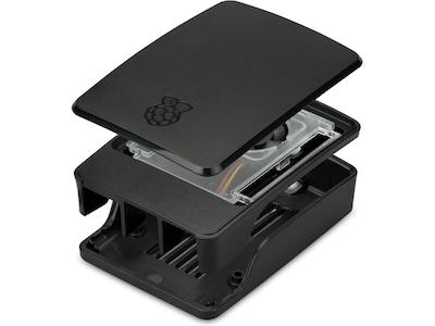 Raspberry Pi 5 officiellt skal (svart/grå)