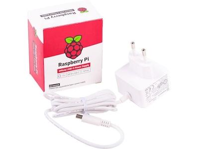 Raspberry Pi 15W USB-C Strömförsörjning (vit)