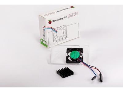 Raspberry Pi-fläkt och heatsink till Pi 4-case