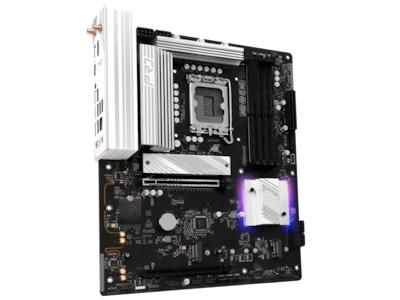 ASRock B860 Pro RS WiFi - Moderkort - ATX - LGA1851-uttag - B860 Chipuppsättning - USB-C Gen 2x2, USB-C 3.2 Gen 1, USB 3.2 Gen 1 - Wi-Fi 6E, 2.5 Gigabit LAN, Bluetooth - inbyggda grafiken (CPU krävs) - HD-ljud (8 kanaler)