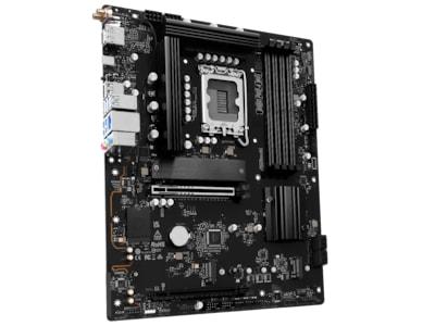 ASRock B860 Pro-A WiFi - Moderkort - micro ATX - LGA1851-uttag - B860 Chipuppsättning - USB-C Gen 2x2, USB-C 3.2 Gen 1, USB 3.2 Gen 1 - Wi-Fi 6E, 2.5 Gigabit LAN, Bluetooth - inbyggda grafiken (CPU krävs) - HD-ljud (8 kanaler)