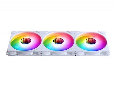 PHANTEKS M25 Gen2 PWM D-RGB-fläkt 3-pack - Omvända blad, 140 mm, vit