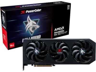 PowerColor Hellhound AMD Radeon RX 9070 XT (svart)
