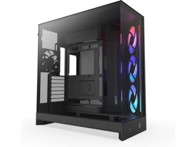 NZXT H9 Flow RGB Mid Tower (svart)