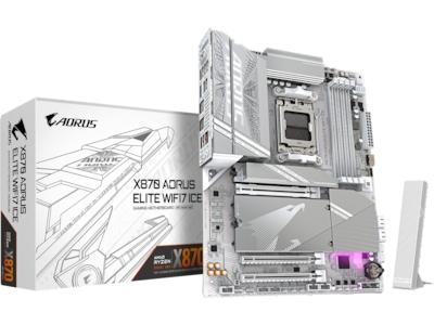 Gigabyte X870E AORUS ELITE WF7 ICE Moderkort