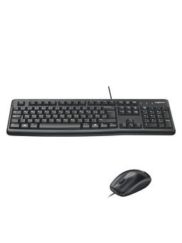 Logitech Desktop MK120 nordiska - Tastatur & Mus set - Nordisk - Svart