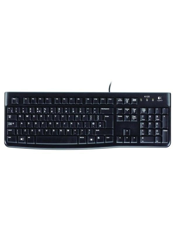 Logitech Keyboard K120 för företag - Tangentbord - Nordisk - Svart