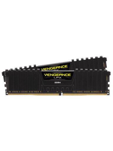 Corsair Vengeance LPX DDR4-2133 - 16GB - CL13 - Dual Channel (2 pcs) - Intel XMP - Svart