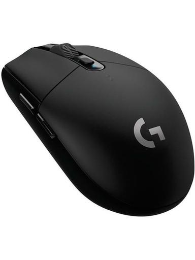 Logitech G305 LIGHTSPEED - Black - Gamingmus - Optic - 6 knappar - Svart