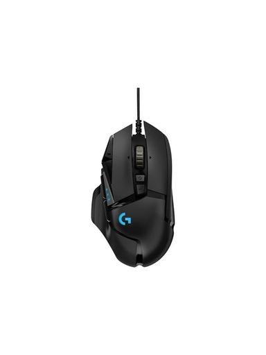 Logitech G502 HERO - Gamingmus - Optic - 11 knappar - Svart med RGB ljus