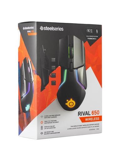 SteelSeries Rival 650 - Mouse - Optic - Svart