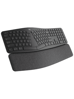 Logitech ERGO K860 Wireless Ergonomic - Tangentbord - Nordisk - Svart