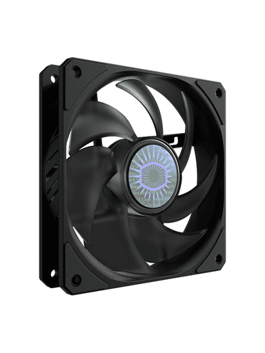 Cooler Master SickleFlow 120 - Chassi fläkt - 120mm - Svart - 27 dBA