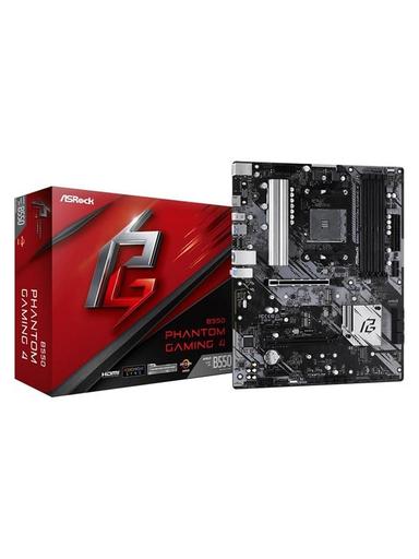 ASRock B550 PHANTOM GAMING 4 Moderkort - AMD B550 - AMD AM4 socket - DDR4 RAM - ATX