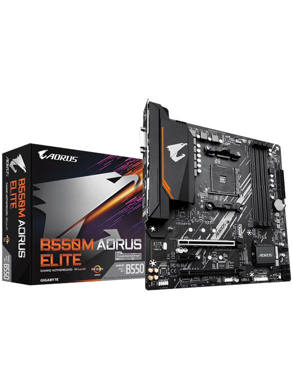 GIGABYTE B550M AORUS ELITE Moderkort - AMD B550 - AMD AM4 socket - DDR4 RAM - Micro-ATX