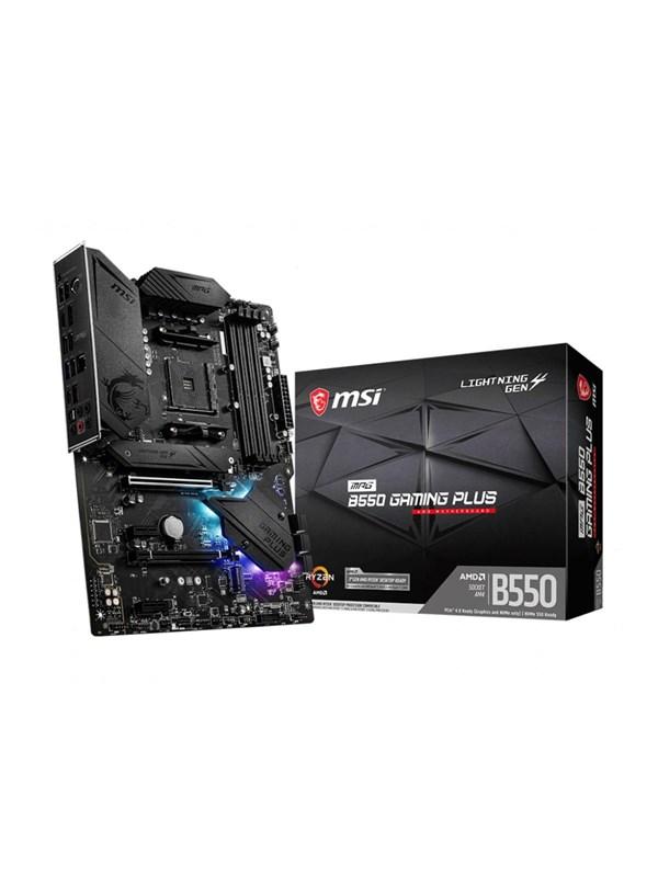 MSI MPG B550 GAMING PLUS Moderkort - AMD B550 - AMD AM4 socket - DDR4 RAM - ATX