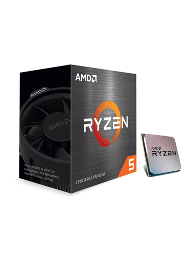 AMD Ryzen 5 5600X Wraith Stealth CPU - 6 kärnor - 3.7 GHz - AMD AM4 - AMD Boxed (med kylare)