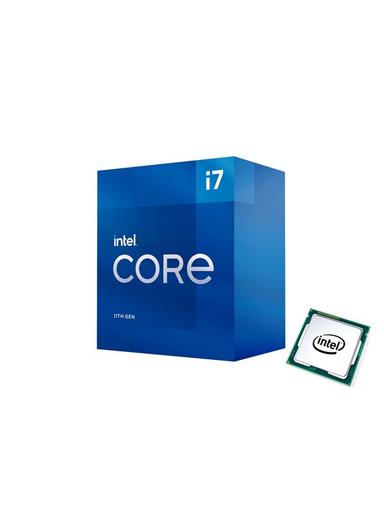 Intel Core i7-11700 Rocket Lake CPU - 8 kärnor - 2.5 GHz - Intel LGA1200 - Intel Boxed (med kylare)