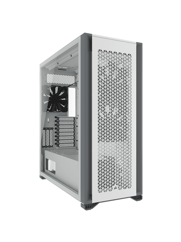 Corsair 7000D AIRFLOW TG - White - Chassi - Fulltower - Vit