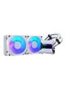 Phanteks Glacier One 240 MPH - Kylsystem med vätska till processorn - Elementstorlek: 240 mm - (för: LGA1156, LGA1155, LGA2011, LGA1150, LGA2011-3, LGA1151, AM4, LGA2066, TR4, sTRX4, LGA1200) - koppar - 120 mm - vit