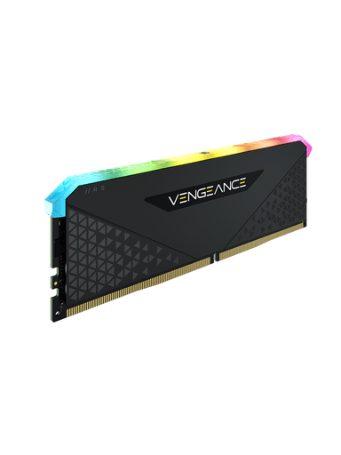 Corsair Vengeance RGB RS DDR4-3200 - 16GB - CL16 - Single Channel (1 pcs) - AMD Optimized - Svart med RGB