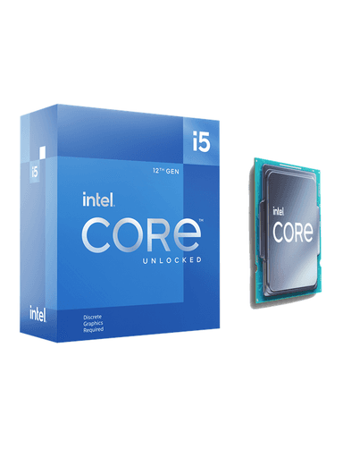 Intel Core i5-12600KF Alder Lake CPU - 10 kärnor - 3.7 GHz - Intel LGA1700 - Intel Boxed (utan kylare)